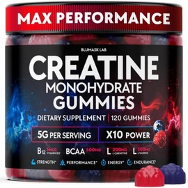 Creatine Monohydrate Gummy Complex for Men and Women 5000mg BCAA L-Carnitine Taurine Pre-workout Gummies with Vitamin B12 for Muscle Growth Strength and Energy Support, Creatine Monohydrate Gummy Complex for Men and Women 5000 / 크레아틴 모노하이드레이트 구미 콤플렉스 남녀용 5000mg BCAA L-카르니틴 타우린 근육 성장 근력 및 에너지 지원을 위한 비타민 B12를 함유한 운동 전 구미, 크레아틴 모노하이드레이트 구미 콤플렉스 남녀용 5000