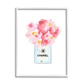 Stupell Industries Mixed Pink Flower Bouquet Luxury Fashion Motif Framed Wall Art, Design By Amelia Noyes