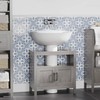 LJLB Space-Saving Pedestal Sink Storage Cabinet for Bathroom, Under Sink