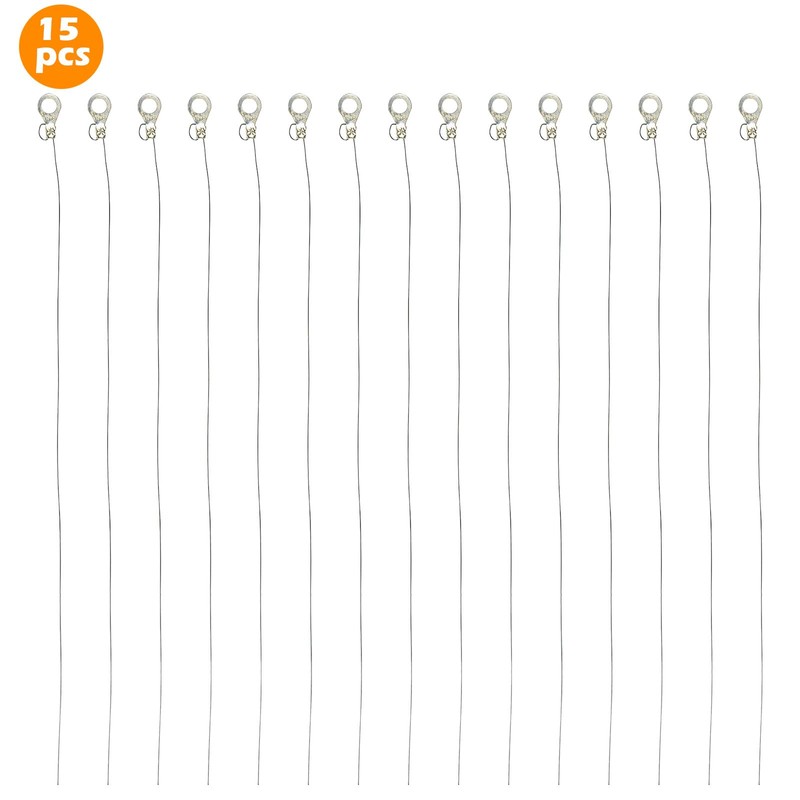 15PCS Adjustable Soap Cutter Replacement Wires, Stainless Steel Wires -