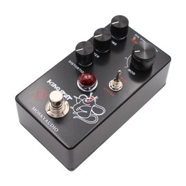 Effect Pedal, Distortion Guitar Effect Pedal 4 Mode Switch&Volume/Filter/Distortion Controls Compact Portable Digital Distortion Guitar Effector Effect Processor for Electric Guitar - KING RAT