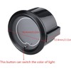 LEVANLIGHT Black 7 Color LED Display Volt Voltmeter Gauge 8~18V