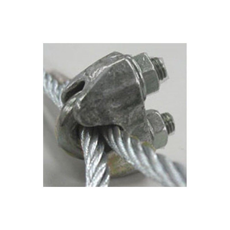 Esco EA638RZ-10 0.4 inch (10 mm) Wire Rope Clip (Stainless