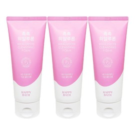 Happybath 해피바스 히알루론 클렌징 폼 촉촉 200g x 3개 Happybath Hyaluron Moisturizing Cleansing Foam 200g x 3