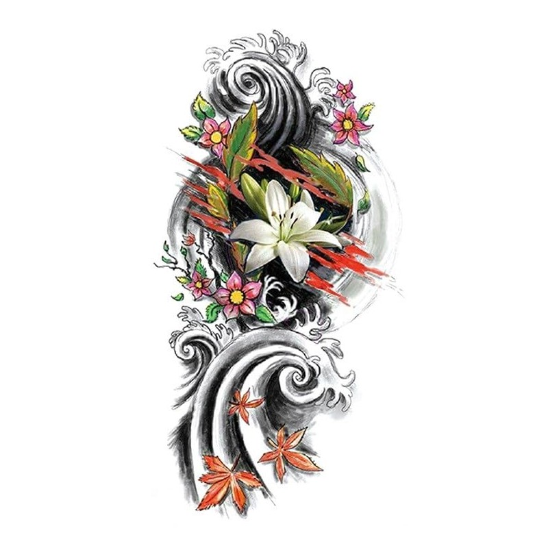 Temporary Dragon Tattoo Japanese Tattoo Dragon Tattoo Arm Tattoos XQB063