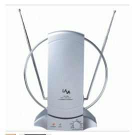 Lava HDTV INDOOR/OUTDOOR TV ANTENNA LAVA HD-468 VHF/UHF/FM, Low Noise Amplifier,whit