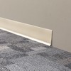 Mohawk Peel and Stick Vinyl Wall Base in Cream 4”W