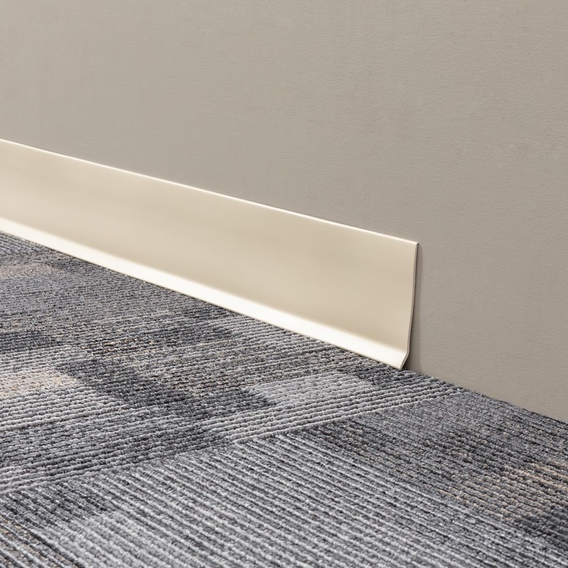 Mohawk Peel and Stick Vinyl Wall Base in Cream 4”W
