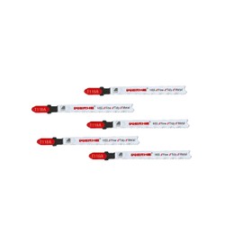 WERHE® Jigsaw Blade T118A Pack of 5 for Metal Cuts - For Precise Cutting of Thin Sheets (1-3 mm) - Hacksaw Blade for Jigsaw with T Shank Attachment - Accessories Jigsaw