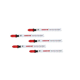 WERHE® Jigsaw Blade T118A Pack of 5 for Metal Cuts - For Precise Cutting of Thin Sheets (1-3 mm) - Hacksaw Blade for Jigsaw with T Shank Attachment - Accessories Jigsaw