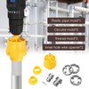 PVC Thread Maker Tool for Electric Drill, Pipe Threader Kit