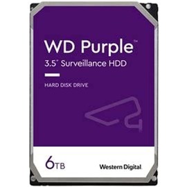Western Digital 6TB WD Purple Surveillance Internal Hard Drive HDD - SATA 6 Gb/s, 256 MB Cache, 3.5" - WD63PURZ (Renewed)
