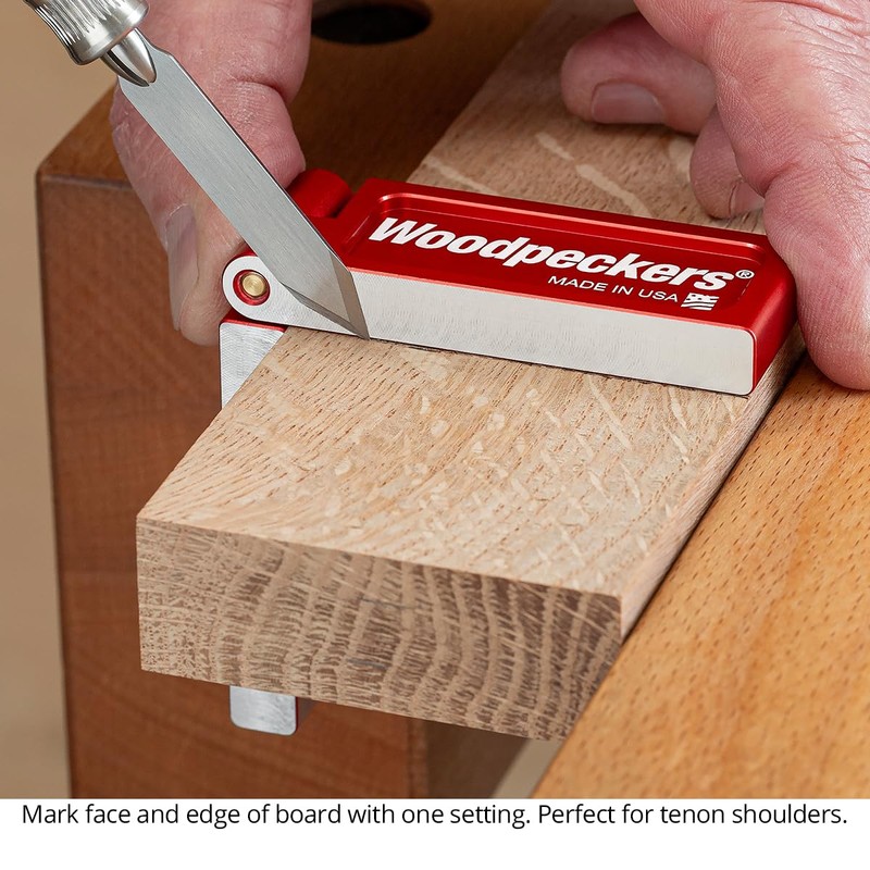 Woodpeckers Folding Saddle Square, Mini Size, Transfer Layout Lines Around