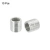 sourcing map Thread Reducing Nuts Insert M10 x 1mm Male