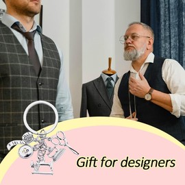 Sewing Gifts Keychain for Sewers Quilting Gifts for Sewing Lovers Quilters Birthday Gifts for Best Friend Besties Sewing Gifts for Mom Nana Seamstress Gifts for Sister Cousin Sewing Machine Keychains