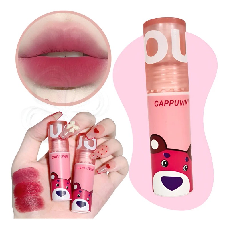 Cuidado Facial Labial Mate Maquillaje Natural Nude Oso