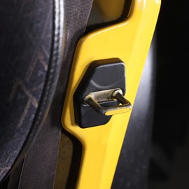 CheroCar - Cubierta de cerradura de puerta TJ con hebilla para Jeep Wrangler TJ 1997-2006, accesorios exteriores ABS, 3PAC