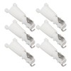 20pcs Nose Hair Cutter Replacement Head with Cleaning Brush Steel