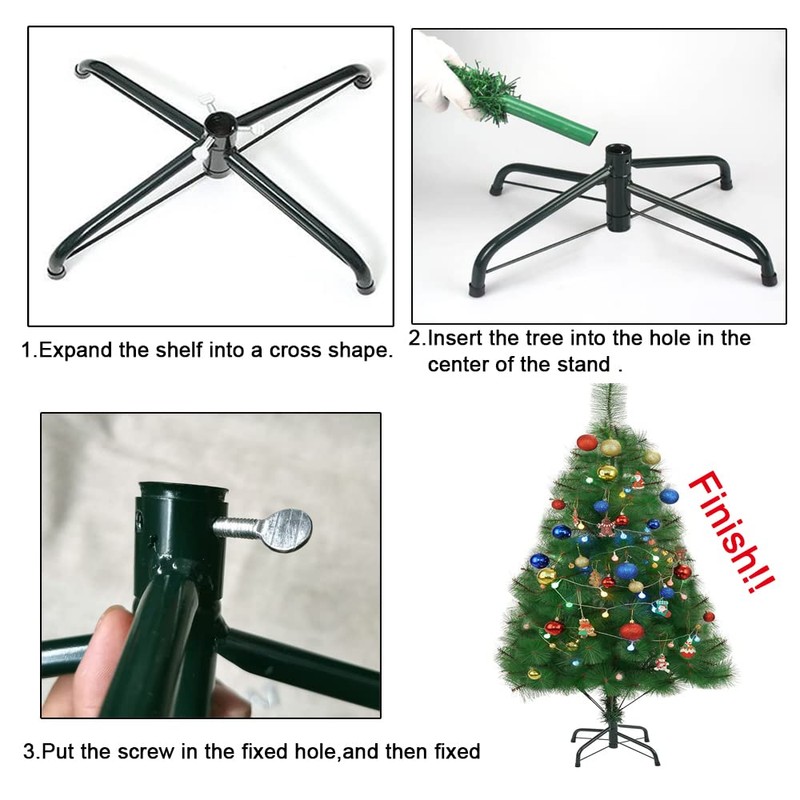 HY-MS Christmas Tree Stand, Replacement Christmas Tree Base for Artificial