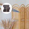 sourcing map Double Acting Hinges Folding Screen, 2Pcs 2.99" Double