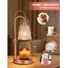 Innqoo Copper Candle Warmer Lamp with Timer, Dimmable Candle Warmer