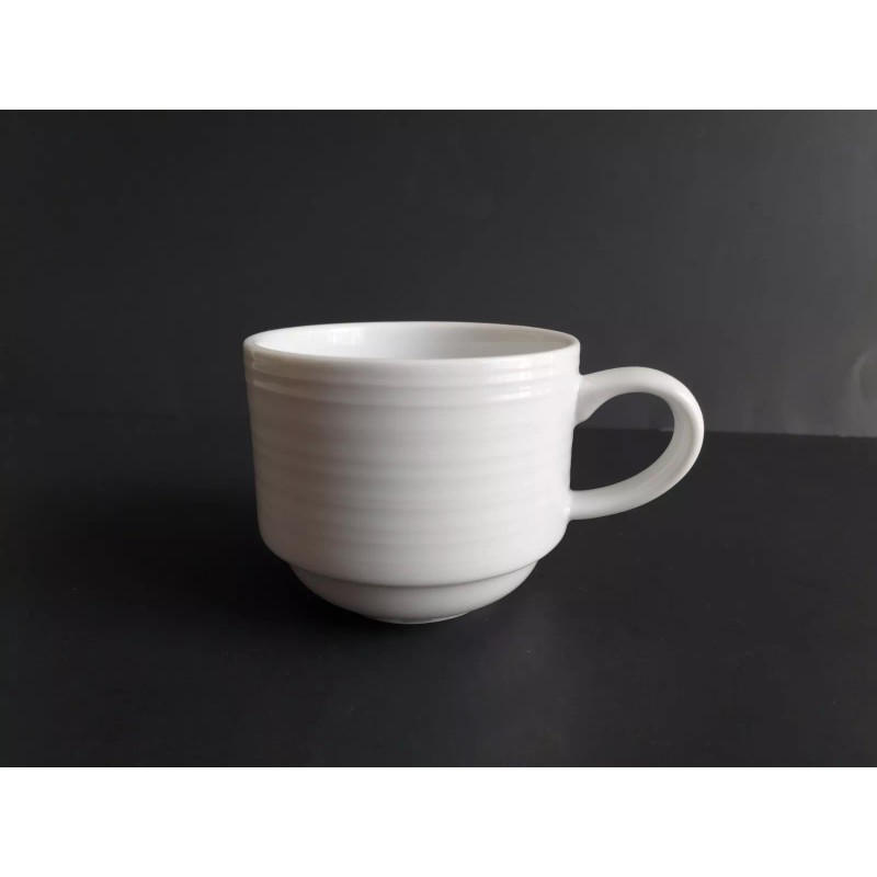 Sant' Andrea Botticelli by1880 Hospitality 9oz Stackable Bright White Coffee