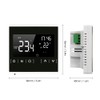 Smart LCD Touchscreen Thermostat for Home Programmable Electric Floor Heating