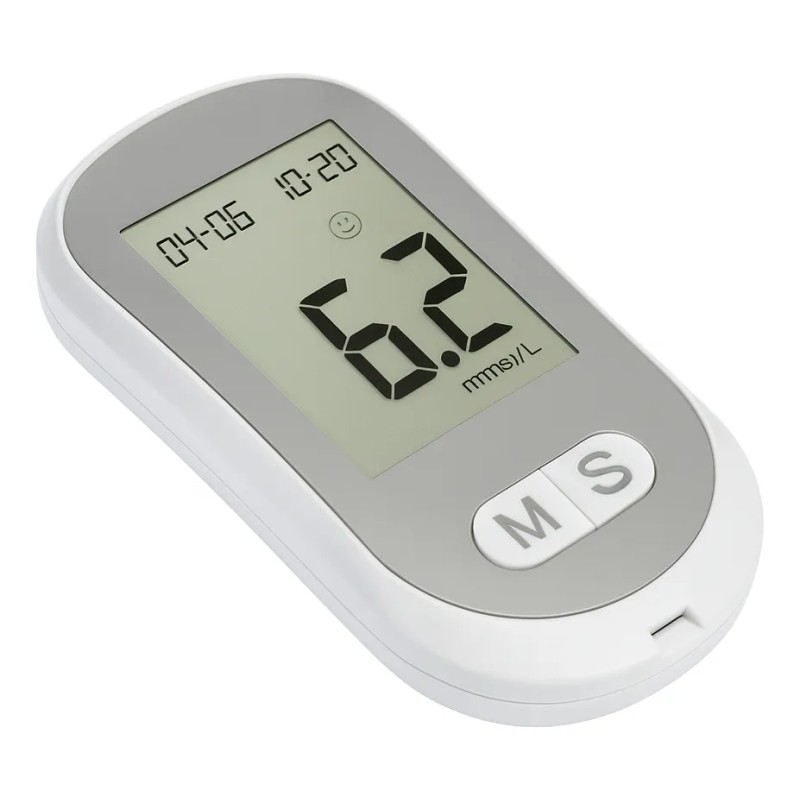 Glucómetro Digital Medidor De Glucosa 50 Tiras Y 50 Lancetas