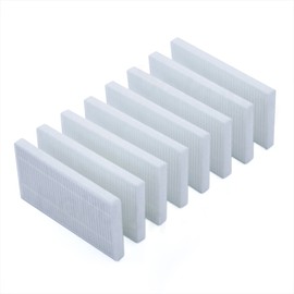 Pack of 8 HEPA Filters for Cecotec Conga Series 1690, 1890, 2090, 2290 Panoramic and 2690 Dust Tank Filter Needs to be mounted on housing