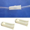 4 Pcs Silicone Tubing Clamps, Plastic Hose Clamp Tube Clip