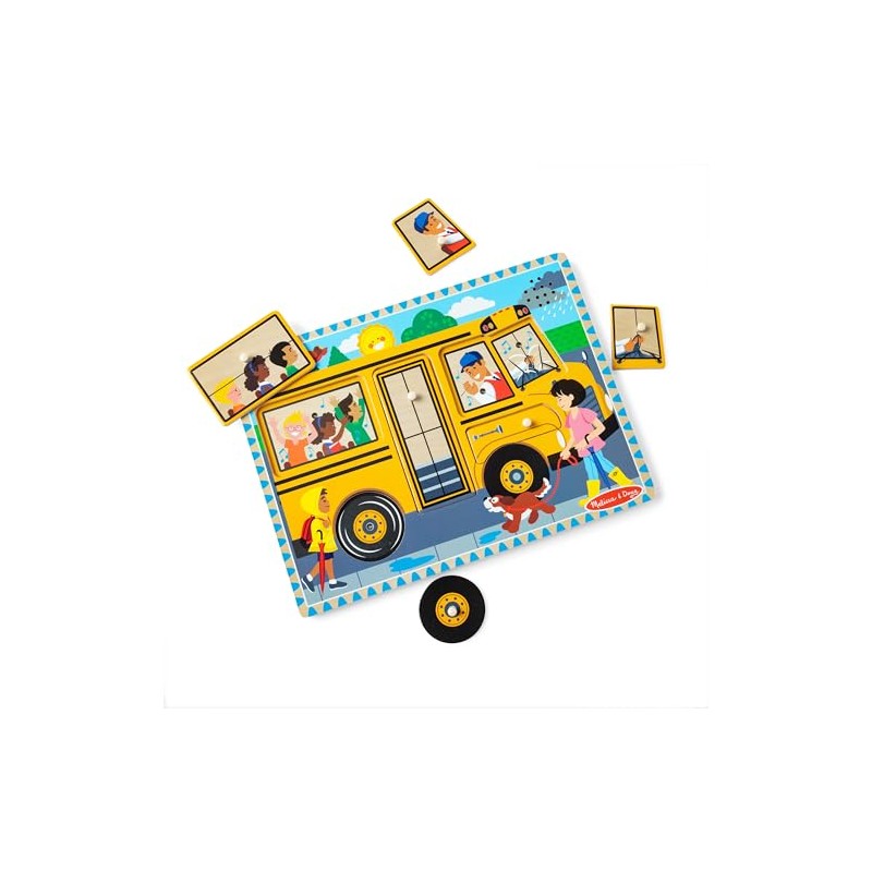 Melissa & Doug rompecabezas con sonido, de 6 piezas