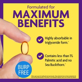 InnovixLabs Purified Omega 7 Supplement - 210 mg Omega-7 Palmitoleic Acid, Fish Oil for Metabolism & Triglyceride Support, Essential Fatty Acids, IFOS Approved, 30 Softgels