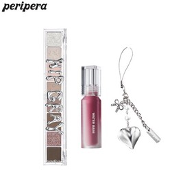 PERIPERA All Take Mood Palette + Water Bare Tint + Keyring Set 3items [Grayish Express Collection], Shadow Palette#$%Tint:17 Hip Gray-09 Cool Lepathy