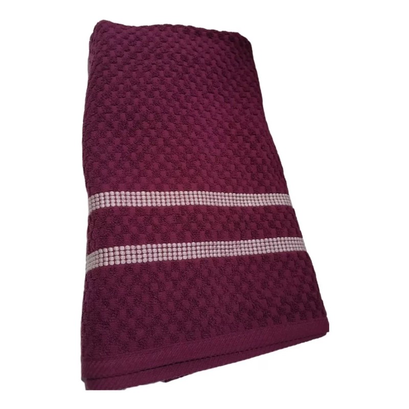 Cotonella 10 Toallas Medio Baño 100% Algodón C/ Cenefa, Absorbente