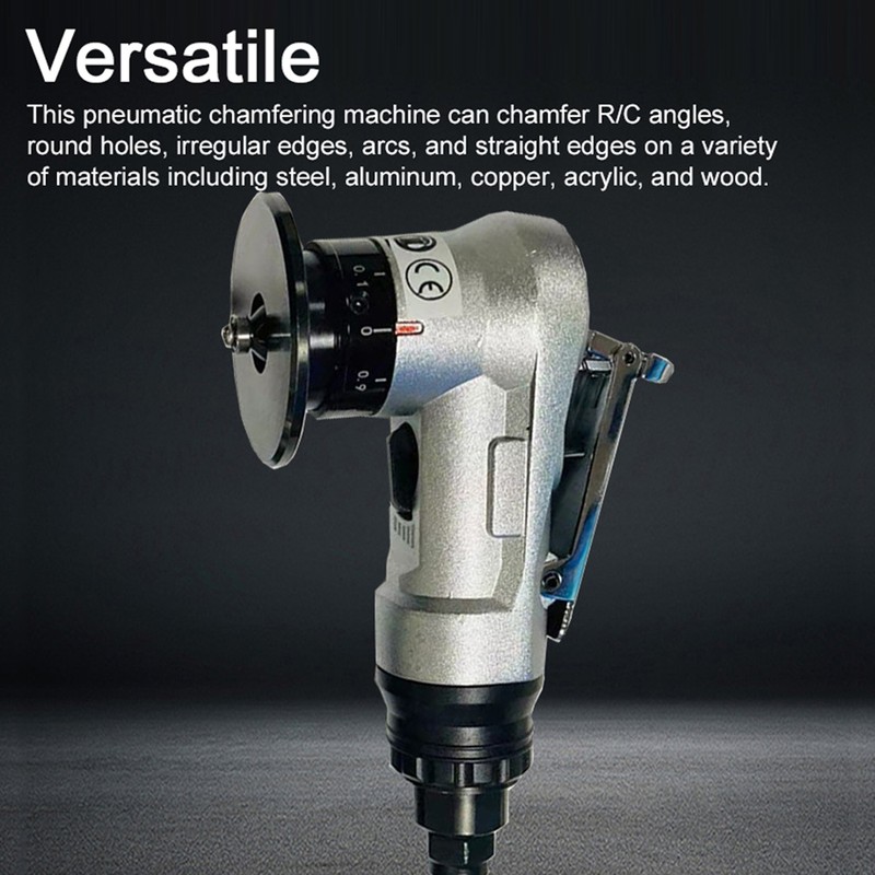 Pneumatic Chamfering Machine Carpenter Chamfering Tool Portable Handheld Grind Tool