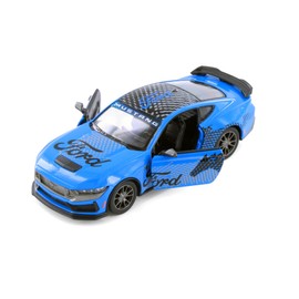 2024 Mustang Dark Horse Livery Edition, Blue Muscle Car - 5455DF - 1/38 Scale Diecast Model Car