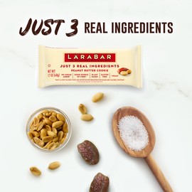 Larabar Peanut Butter Cookie, Fruit and Nut Bars, Gluten Free and Vegan, 16 Ct, 27.2 oz