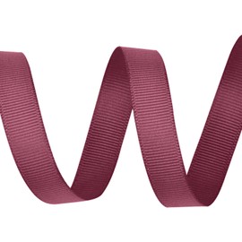 10mm x 10m Burgundy Grosgrain Ribbon (277)