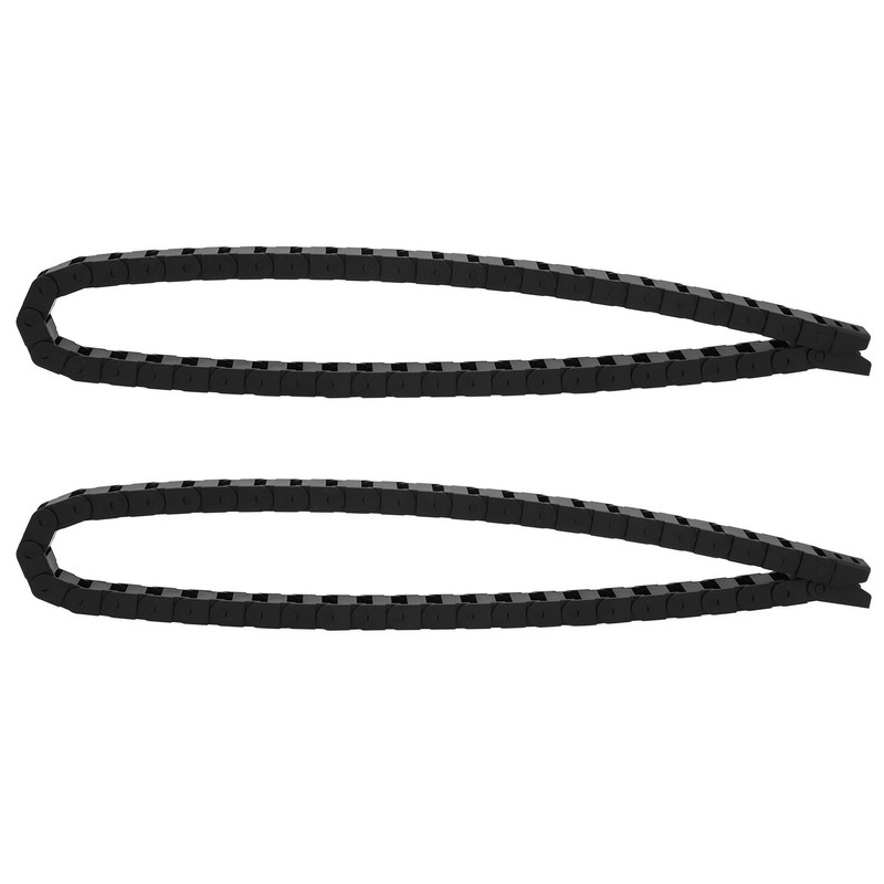 2Pcs Nylon Wire Energy Chain Drag Cable Flexible Towline Carrier