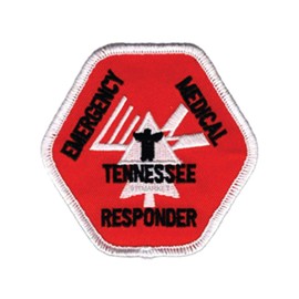 Tennessee Emergency Medical Responder TN Embroidered Patch Paramedic EMT - F 136