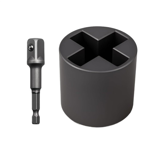 Scissor Jack Socket Adapter,Trailer Jack Electric Drill Adapter - Easy-Install