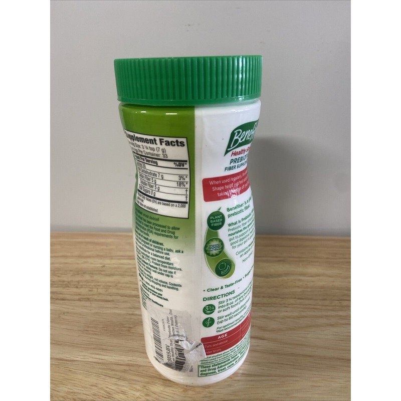 Benefiber Healthy Shape Prebiotic Fiber for Digestive , Daily Fiber