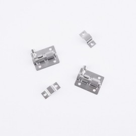 Stainless Steel Door Latch Lock Hook for Toilets & Cubicles Door Accessories 14ea