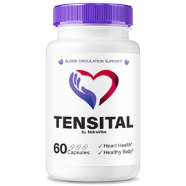 NutraVibe Tensital Capsules – Premium Tencital with Natural Formula to Support Stable, Balanced Levels & Healthy Circulation | Tensitel Easy-to-Take Pills for Daily Energy (60 Capsules)