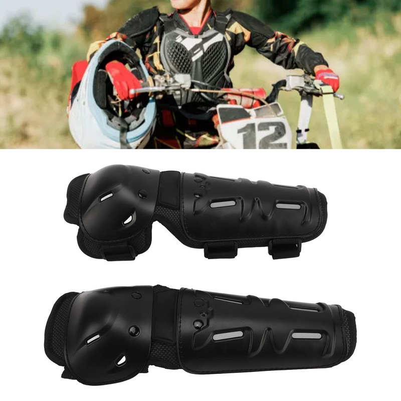 2PCS Adult Elbow Pads with Vent Holes Motorcycle Elbow Brace
