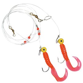 Dieter Eisele Pilk Leader 2 Jigs Red 10 g Sea Leader for Pilking Fishing for Cod, By-Catcher Baltic Sea