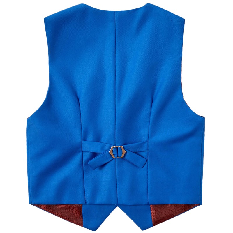 Lycody Chaleco de 3 botones para niños, Azul Real, 2