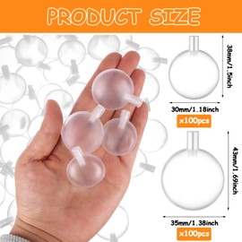 LIUBUJINGYING 200Pcs Squeakers for Dog Toys Bulk 30mm 35mm Noise Maker Insert Replacement for Pet Supply Cat Toys Plastic Dog Toy Squeakers Fit Repair Pooch Pet Toys