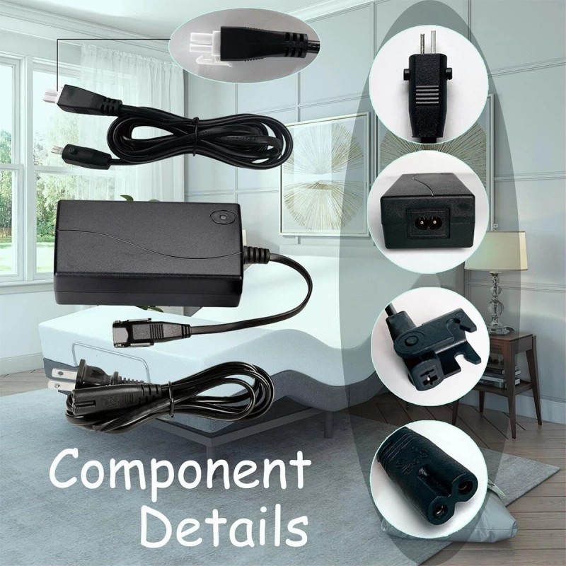 Fruhdi Adjustable Bed Base Input Power Supply 3-Piece Power Adapter