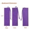 2 Pcs Christian Leather Bookmarks for Women, Purple Christian Gifts
